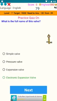 HVAC Quiz android App screenshot 0