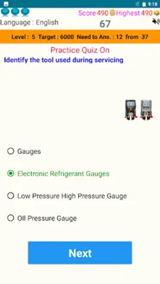 HVAC Quiz android App screenshot 13