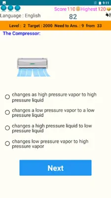 HVAC Quiz android App screenshot 16