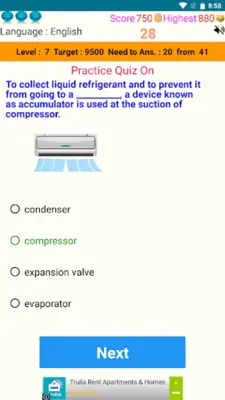 HVAC Quiz android App screenshot 4